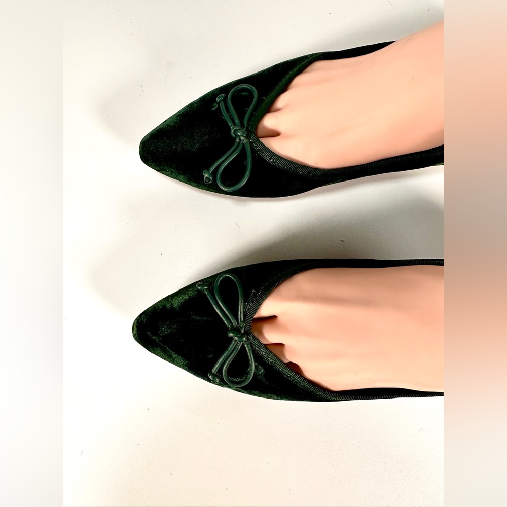 Birdies NWOT Goldfinch Velvet pointed toe ballet flats - Picture 4 of 10